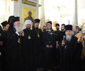 Святейший Патриарх Константинопольский Варфоломей посетил Свято-Димитриевское училище сестер милосердия