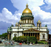 Служение Предстоятелей Константинопольской и Русской Православных Церквей в Исаакиевском соборе Санкт-Петербурга
