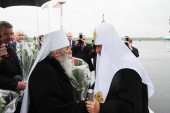 Предстоятель Русской Православной Церкви прибыл в Санкт-Петербург