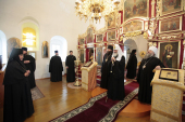Предстоятель Русской Православной Церкви посетил Иоанно-Предтеченский женский монастырь в городе Вязьме