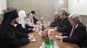 Встреча Святейшего Патриарха Кирилла с генеральным секретарем Всемирного Совета Церквей