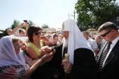 Святейший Патриарх Кирилл посетил соборы и Екатерининский монастырь города Твери