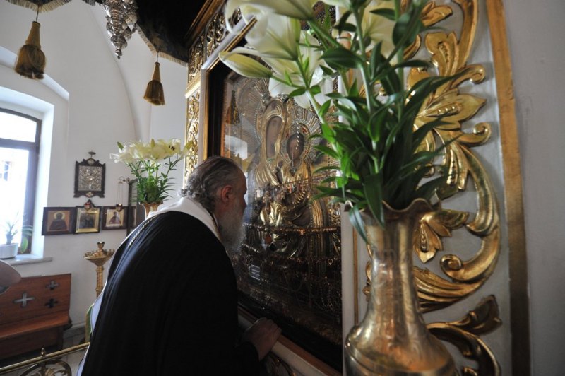 Патриарший визит в Муром. Посещение Спасо-Преображенского мужского монастыря.