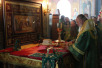 Патриарший визит на Валаам. Божественная литургия в Спасо-Преображенском соборе.