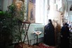 Патріарший візит до Санкт-Петербурзької митрополії. Божественна літургія у храмі Дванадцяти апостолів Свято-Іоанівського монастиря на Карпівці.