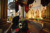 Предстоятель Русской Церкви посетил Троицкий собор Александро-Невской лавры