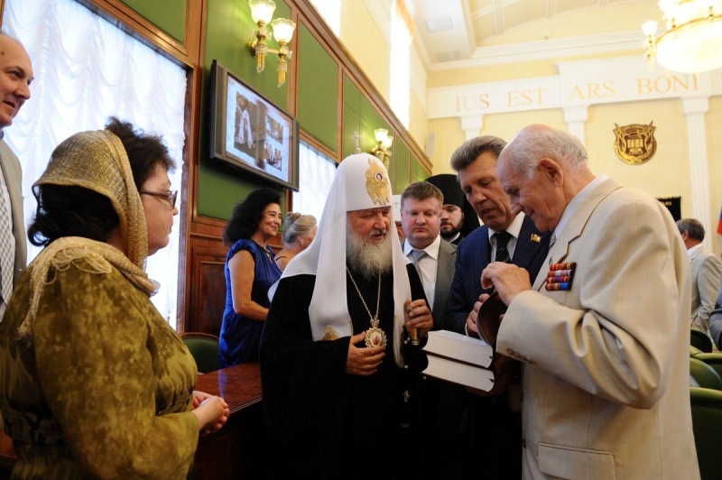 Патриарший визит на Украину. Присвоение Святейшему Патриарху Кириллу степени почетного доктора Одесской национальной юридической академии.