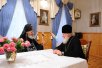 Патриарший визит на Украину. Встреча с насельником одесского Успенского монастыря схиархимандритом Ионой (Игнатенко).