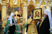 Патриарший визит на Украину. Посещение Свято-Троицкого кафедрального собора Днепропетровска.