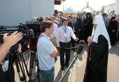 Святіший Патріарх Кирил: Дай Боже усім нам зростати в єдності і солідарності