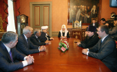 Состоялась рабочая встреча Святейшего Патриарха Кирилла с председателем Управления мусульман Кавказа шейх-уль-исламом Аллахшукюром Паша-заде