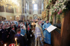 Патріарше служіння в Донському монастирі в день святкування на честь Донської ікони Божої Матері