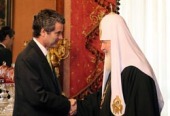 Святіший Патріарх Кирил зустрівся з Надзвичайним і Повноважним Послом Республіки Чилі в Російській Федерації