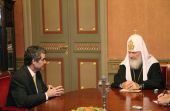 Встреча Святейшего Патриарха Кирилла с Чрезвычайным и Полномочным Послом Республики Чили в Российской Федерации