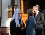 Встреча Святейшего Патриарха Кирилла с Президентом Республики Ирландия Мэри Макэлис
