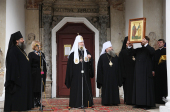 Святейший Патриарх Кирилл посетил Спасо-Преображенский собор города Углича