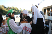 Первосвятительский визит в Ярославскую епархию. Прибытие в Мышкин. Посещение Успенского собора