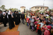 Святейший Патриарх Кирилл посетил угличский храм святого царевича Димитрия на поле
