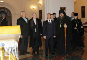 Президент России Д.А. Медведев посетил восстановленный Свято-Успенский кафедральный собор Ярославля