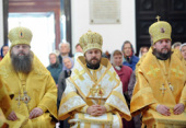 Митрополит Волоколамский Иларион возглавил торжества по случаю 120-летия Воскресенского собора в Нарве