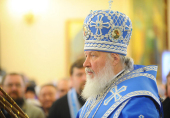 Предстоятель Русской Церкви совершил Божественную литургию в Спасо-Преображенском соборе Якутска