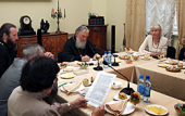 В Издательском Совете прошла встреча с писателями на тему «Границы искусства и религиозное искусство»
