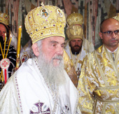 Поздравление Святейшего Патриарха Кирилла Предстоятелю Сербской Православной Церкви в связи с торжественным возведением на Патриарший престол