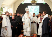 Блаженнейший митрополит Киевский Владимир совершил заупокойную литию по погибшим в результате аварии в Днепропетровской области