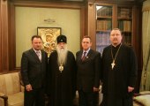 Патриарший экзарх всея Беларуси обсудил с представителями фонда поддержки ветеранов-полярников проект строительства православной часовни в Антарктиде