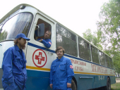Автобус «Милосердие» переходит на режим активного патрулирования