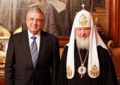Святейший Патриарх Кирилл встретился с государственным секретарем Союзного государства России и Белоруссии