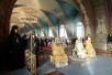 Чин великого освячення храму на честь Казанської ікони Божої Матері в Богородице-Різдвяному жіночому монастирі Москвии та Божественна літургія в новоосвяченому храмі