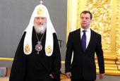 Патриаршее поздравление Президенту России Д.А. Медведеву с днем памяти святого Димитрия Солунского