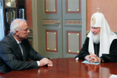 Встреча Святейшего Патриарха Кирилла с президентом Республики Адыгея А. К. Тхакушиновым