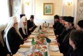 Святейший Патриарх Кирилл встретился с представителями Поместных Православных Церквей, принимающими участие в Международной богословской конференции Русской Православной Церкви