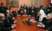 Святейший Патриарх Кирилл встретился с Премьер-министром Ливана С. Харири