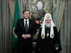 Встреча Святейшего Патриарха Кирилла с Президентом Республики Словения Д. Тюрком