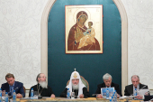 Святейший Патриарх Кирилл возглавил очередное заседание Попечительского совета по восстановлению Валаамского монастыря