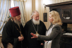 Посещение Святейшим Патриархом Кириллом и С.В. Медведевой Музея святого праведного Иоанна Кронштадтского