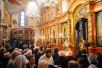 Патріарше служіння в Архангельському соборі Московського Кремля в день Собору Архістратига Михаїла та інших Небесних Сил безплотних