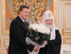 Патриарший визит на Украину. Встреча с Президентом Украины В.Ф. Януковичем