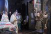 Патриарший визит на Украину. Божественная литургия в Киево-Печерской лавре в день 75-летия Блаженнейшего митрополита Владимира