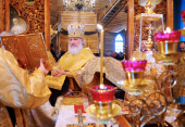 Святіший Патріарх Кирил звершив чин великого освячення храму Преображення Господнього в Зоряному містечку