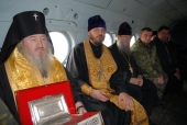 Блаженніший Патріарх Феодор II передав у дар віруючим Осетії частку мощей святого Георгія Побідоносця