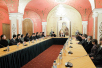 Встреча Святейшего Патриарха Кирилла с сотрудниками Синодального отдела по взаимоотношениям Церкви и общества