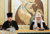 Відбулася зустріч Святішого Патріарха Кирила зі співробітниками Синодального відділу із взаємин Церкви й суспільства