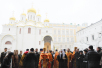 Патриаршее служение в Архангельском соборе Московского Кремля в день Собора Архистратига Михаила