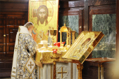 Патриаршее служение в Храме Христа Спасителя в день памяти святителя Филарета, митрополита Московского