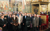 Патриаршее служение в Успенском соборе Кремля в праздник Введения во храм Пресвятой Богородицы