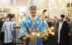 Патріарше служіння в Успенському соборі Кремля в свято Введення в храм Пресвятої Богородиці